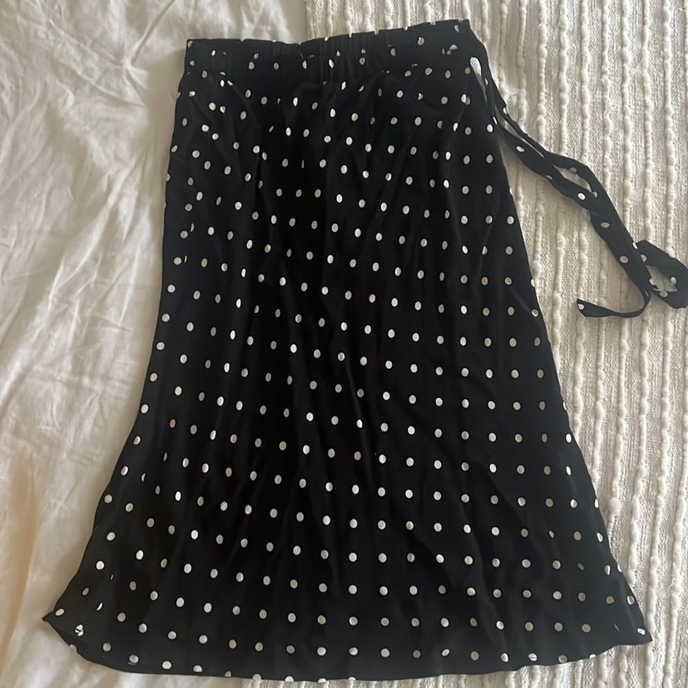 Polka Dot midi length GAP skirt